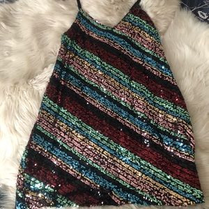 Sequin mini dress